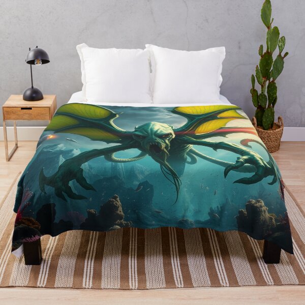 Item preview, Underwater Alien Creature Attacks designed and sold by cuprum.