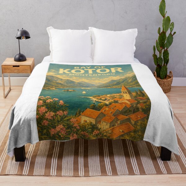 Item preview, Bay of Kotor Montenegro – Adriatic Fjord with Perast and Our Lady of the Rocks near Lovćen National Park designed and sold by Aryabek.