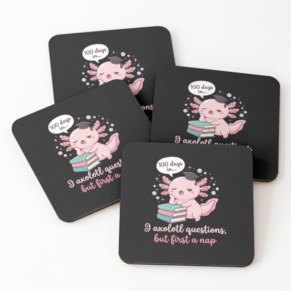 Item preview, 100 Days In Axolotl Questions Funny Student designed and sold by AdyKurniawan.