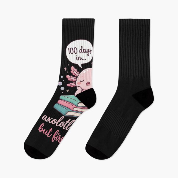 Item preview, 100 Days In Axolotl Questions Funny Student designed and sold by AdyKurniawan.