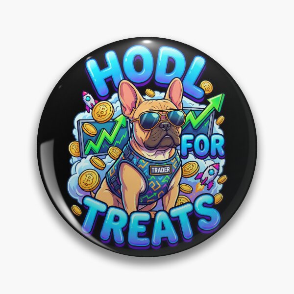 Item preview, French Bulldog Crypto Trader Funny Bitcoin Moon Design designed and sold by Tong4130.