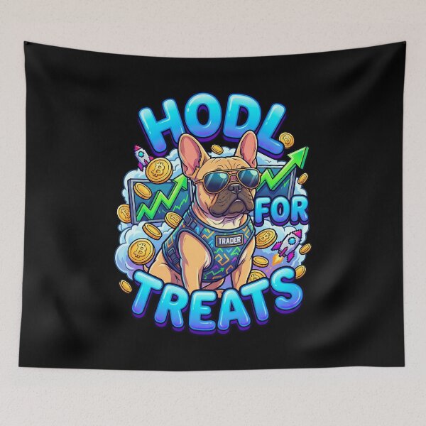 Item preview, French Bulldog Crypto Trader Funny Bitcoin Moon Design designed and sold by Tong4130.