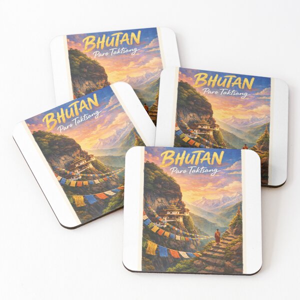 Item preview, Paro Taktsang Bhutan – Cliffside Tiger’s Nest Monastery in the Eastern Himalayas above Paro Valley designed and sold by Aryabek.