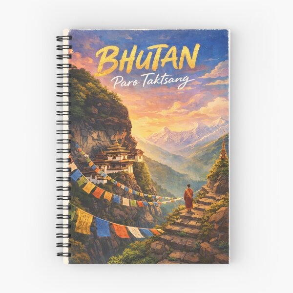 Item preview, Paro Taktsang Bhutan – Cliffside Tiger’s Nest Monastery in the Eastern Himalayas above Paro Valley designed and sold by Aryabek.