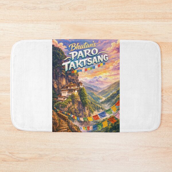 Item preview, Paro Taktsang Bhutan – Sacred Mountain Monastery in the Eastern Himalayas near Jomolhari and Paro Valley designed and sold by Aryabek.
