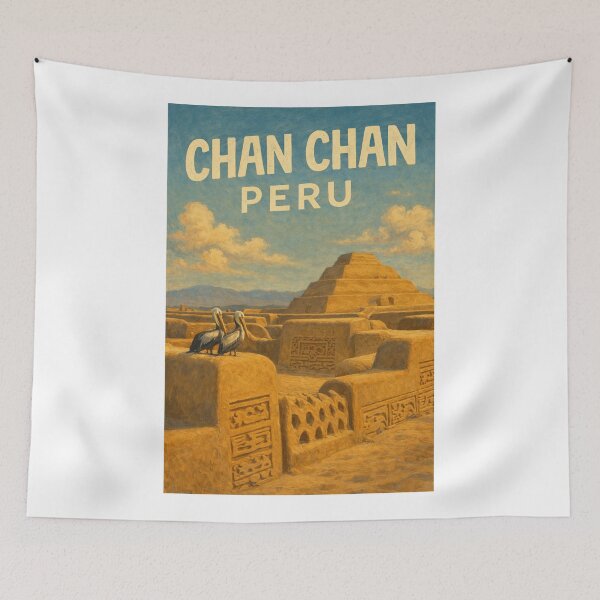 Item preview, Chan Chan Peru – Ancient Adobe City of the Chimú Civilization near Trujillo in La Libertad Region designed and sold by Aryabek.