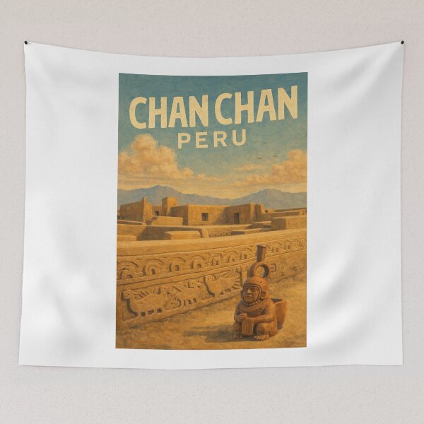 Item preview, Chan Chan Peru – Chimú Empire Capital with Ancient Walls and Sacred Ruins near Moche Valley and Huanchaco designed and sold by Aryabek.