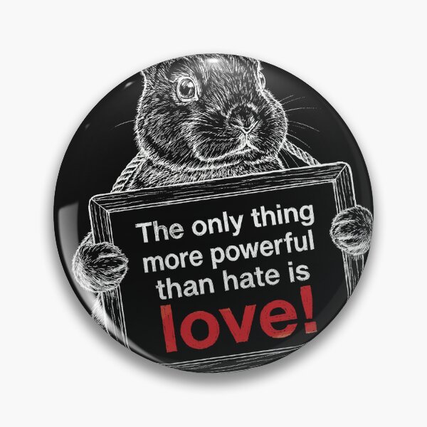 Item preview, Love Is Powerful Rabbit designed and sold by AdyKurniawan.