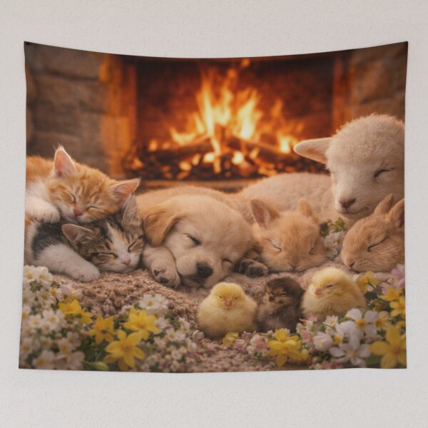 Item preview, Easter peace by the fireplace light designed and sold by Cerberus-Art.