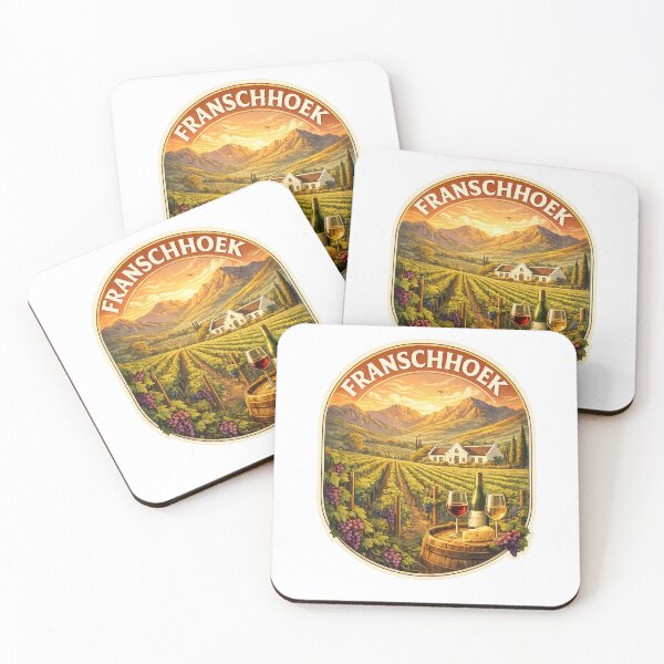 Item preview, Franschhoek South Africa – Vineyard Valley in Western Cape with Cape Dutch Architecture and Mountain Views designed and sold by Aryabek.