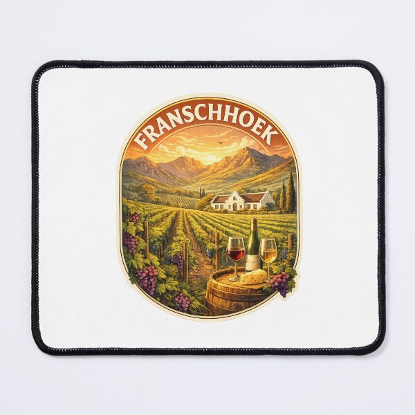 Item preview, Franschhoek South Africa – Vineyard Valley in Western Cape with Cape Dutch Architecture and Mountain Views designed and sold by Aryabek.