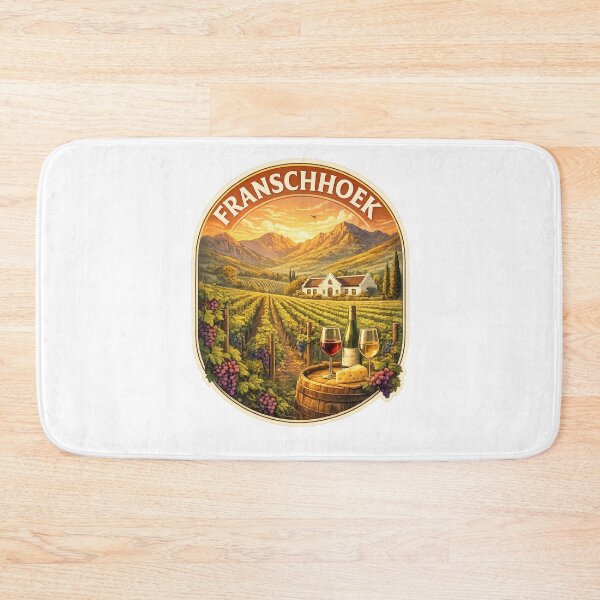 Item preview, Franschhoek South Africa – Vineyard Valley in Western Cape with Cape Dutch Architecture and Mountain Views designed and sold by Aryabek.