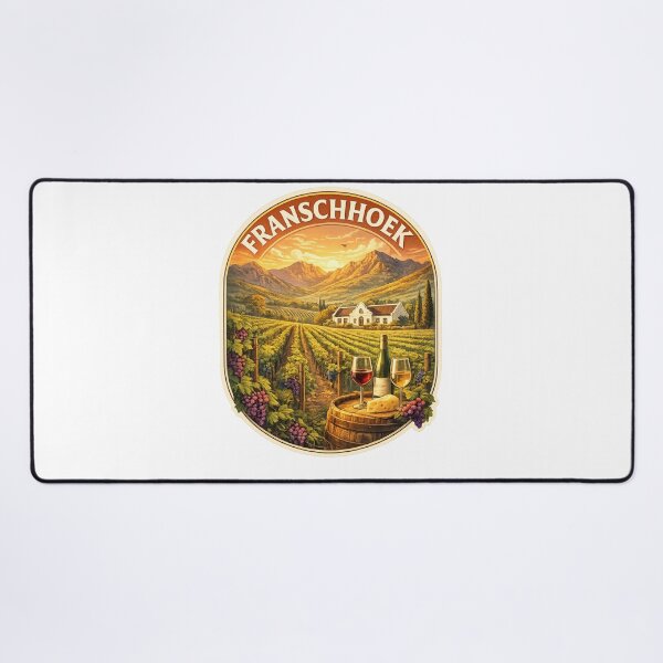Item preview, Franschhoek South Africa – Vineyard Valley in Western Cape with Cape Dutch Architecture and Mountain Views designed and sold by Aryabek.