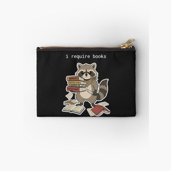 Item preview, I Require Books Feral Raccoon designed and sold by AdyKurniawan.