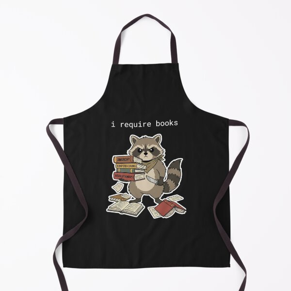 Item preview, I Require Books Feral Raccoon designed and sold by AdyKurniawan.