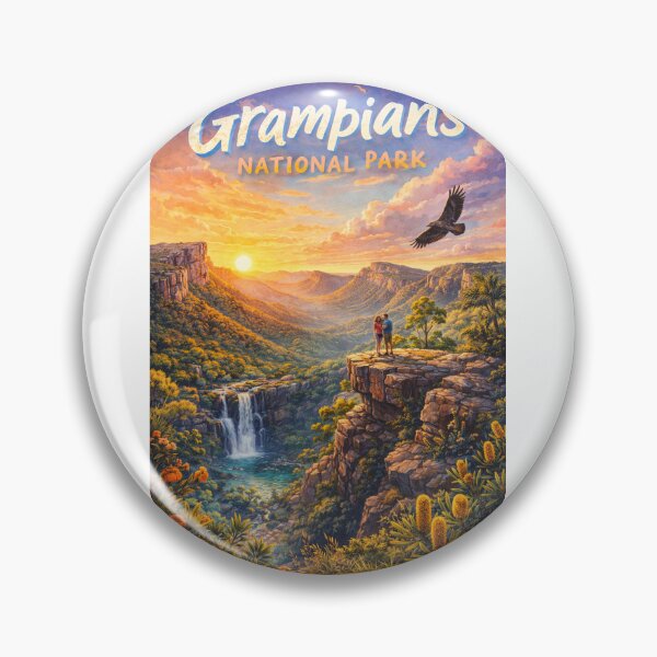 Item preview, Grampians National Park Australia – Rocky Cliffs, Waterfalls, and Sunset Views in Victoria’s Great Dividing Range designed and sold by Aryabek.
