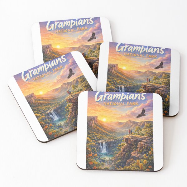 Item preview, Grampians National Park Australia – Rocky Cliffs, Waterfalls, and Sunset Views in Victoria’s Great Dividing Range designed and sold by Aryabek.