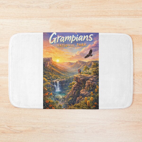 Item preview, Grampians National Park Australia – Rocky Cliffs, Waterfalls, and Sunset Views in Victoria’s Great Dividing Range designed and sold by Aryabek.