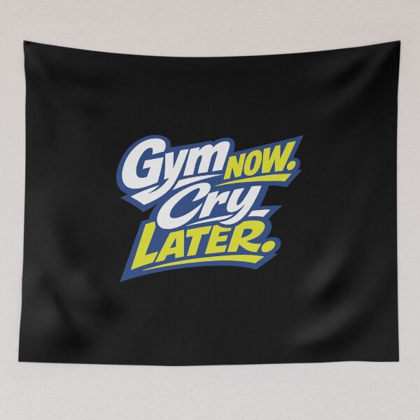 Item preview, Gym Now Cry Later T Shirt – Bold Fitness Motivation Design designed and sold by quietvisualsco.