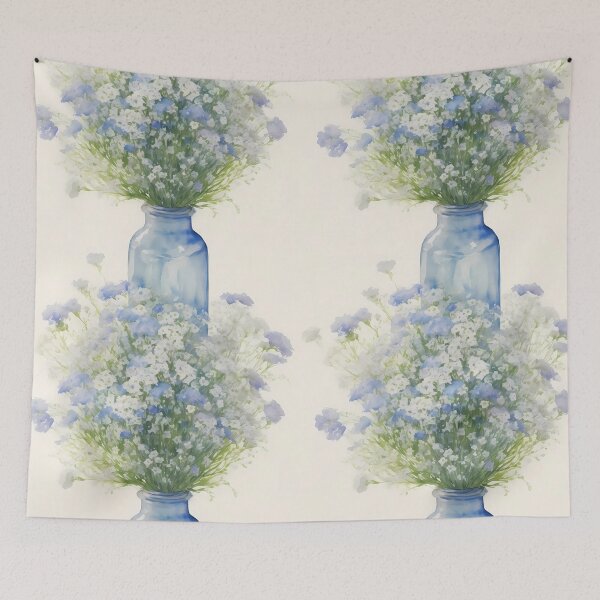 Item preview, Gypsophila Floral Seamless Pattern for Botanical Decor designed and sold by sana designer.
