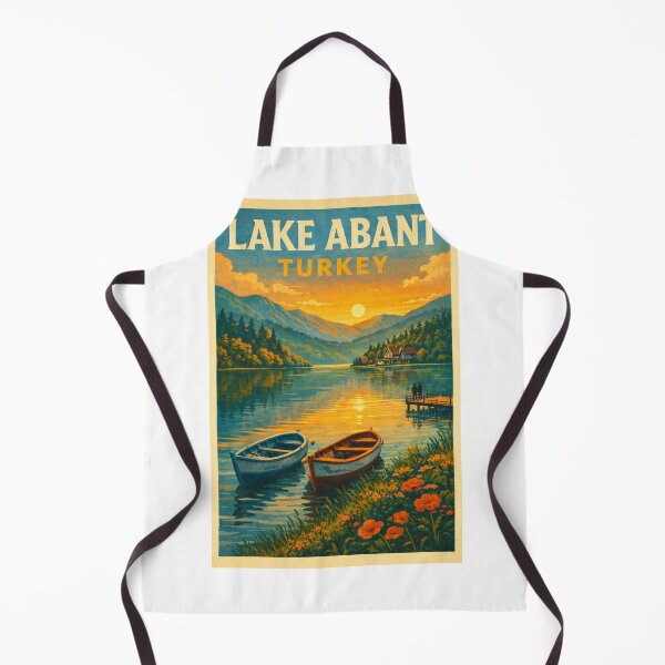 Item preview, Lake Abant Turkey – Sunset View of Boats, Mountains and Forests in Bolu Province Nature Park designed and sold by Aryabek.