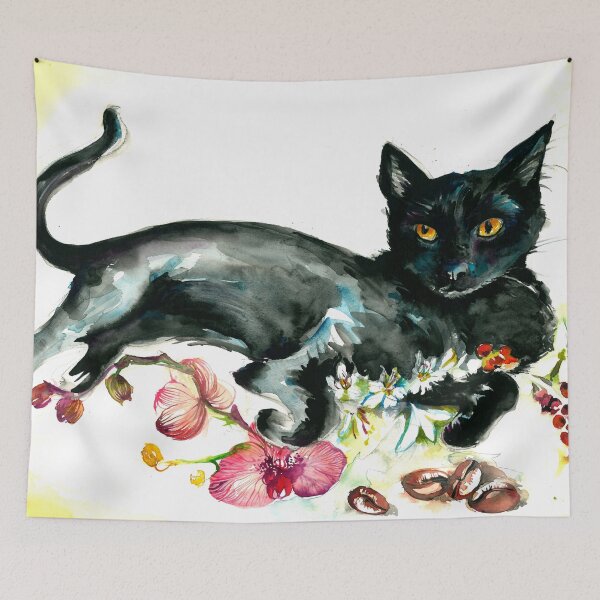 Item preview, Coffee Black Cat Vintage designed and sold by TiberiuSoos.