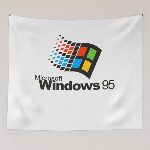 Item preview, Nostalgic 90S 80S Windows 95 Logo designed and sold by MCZTorres.