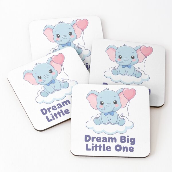 Item preview, Dream Big Little One - Cute Baby Elephant designed and sold by ZyVoAli.