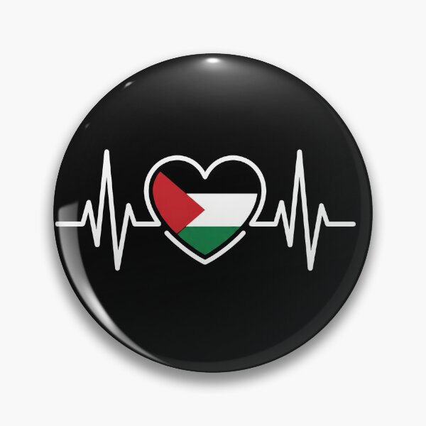 Item preview, Palestine Flag Heartbeat designed and sold by AdyKurniawan.