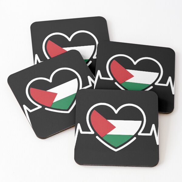 Item preview, Palestine Flag Heartbeat designed and sold by AdyKurniawan.