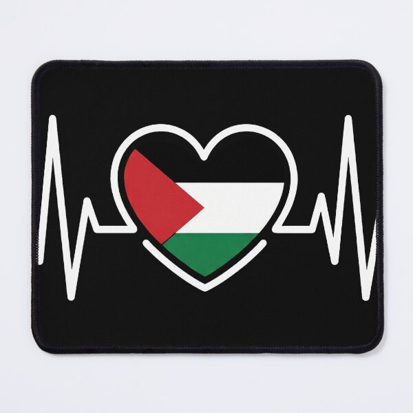Item preview, Palestine Flag Heartbeat designed and sold by AdyKurniawan.