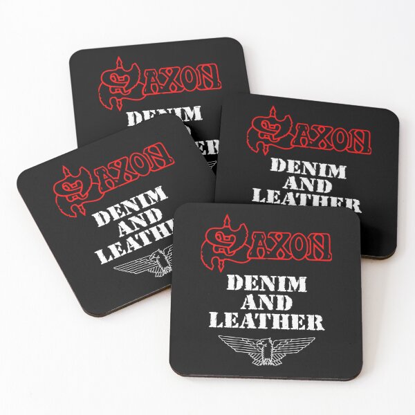 Item preview, Saxon Denim And Leather Classic Old School Heavy Metal Nwobhm designed and sold by MCZTorres.