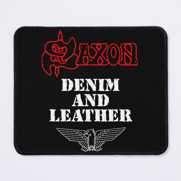 Item preview, Saxon Denim And Leather Classic Old School Heavy Metal Nwobhm designed and sold by MCZTorres.