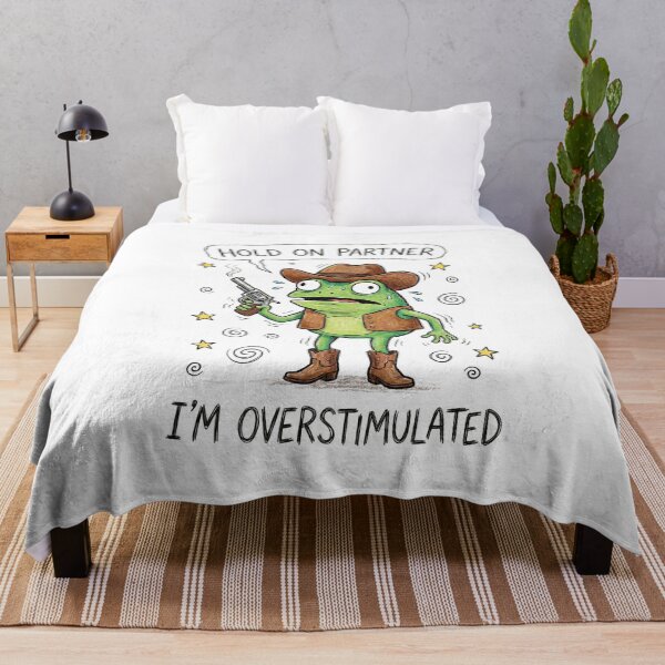 Item preview, Overstimulated Cowboy Frog designed and sold by AdyKurniawan.