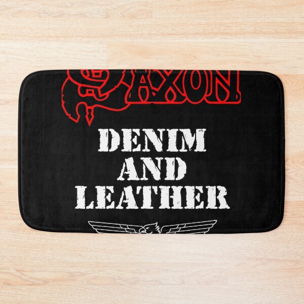 Item preview, Saxon Denim And Leather Classic Old School Heavy Metal Nwobhm designed and sold by MCZTorres.