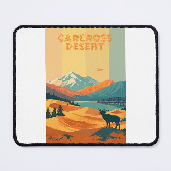Item preview, Carcross Desert Yukon Canada – Dunes, Mountains and Elk Silhouette in Southern Lakes Region designed and sold by Places On Earth.