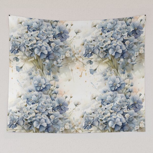 Item preview, Delicate Gypsophila Botanical Repeat Pattern designed and sold by sana designer.