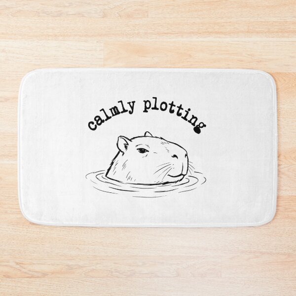 Item preview, Calmly Plotting Capybara designed and sold by AdyKurniawan.