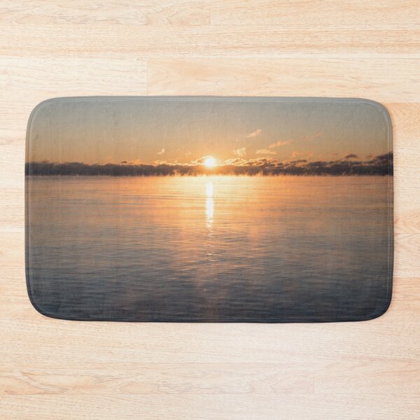 Item preview, Brilliant Golden Sunrise Over Smoky Water designed and sold by Georgia Mizuleva.