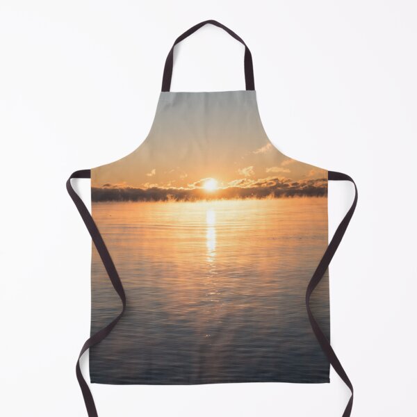 Item preview, Brilliant Golden Sunrise Over Smoky Water designed and sold by Georgia Mizuleva.