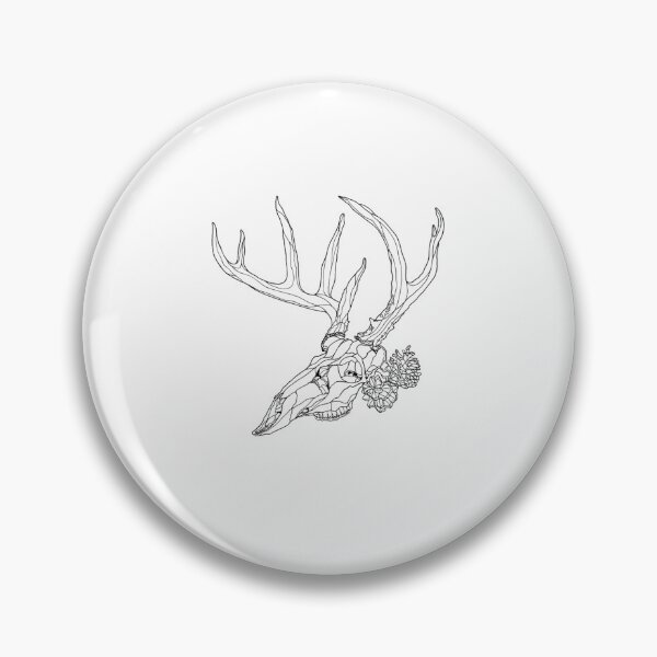 Item preview, Whitetail Buck Skull Pine Cones designed and sold by qrfwhislu5.