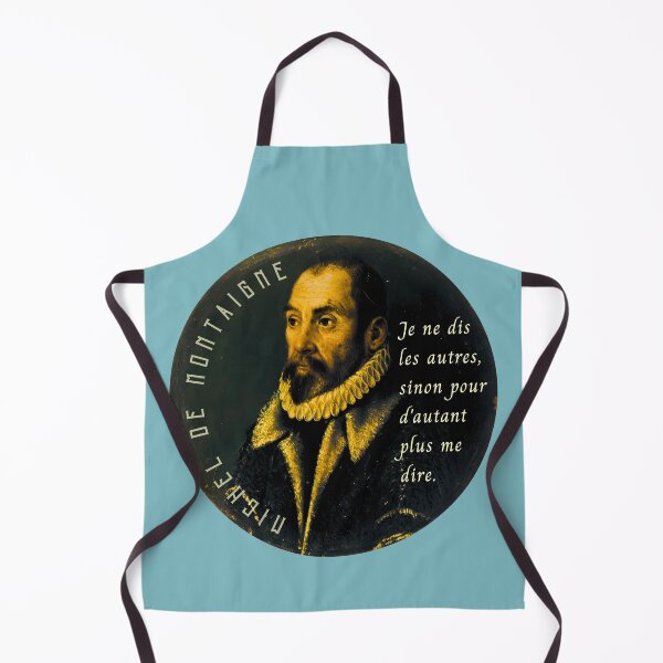Item preview, Montaigne quote: Je ne dis les autres, sinon pour d'autant plus me dire. designed and sold by artbleed.