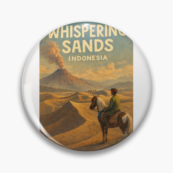 Item preview, Whispering Sands Indonesia – Horseback Riders and Volcanic Dunes near Mount Bromo in East Java designed and sold by Places On Earth.