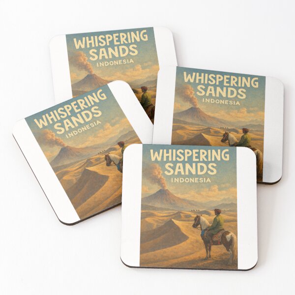 Item preview, Whispering Sands Indonesia – Horseback Riders and Volcanic Dunes near Mount Bromo in East Java designed and sold by Places On Earth.