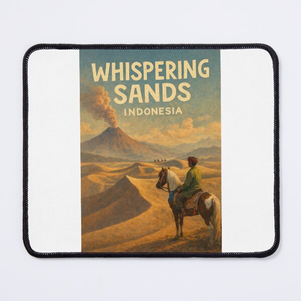 Item preview, Whispering Sands Indonesia – Horseback Riders and Volcanic Dunes near Mount Bromo in East Java designed and sold by Places On Earth.