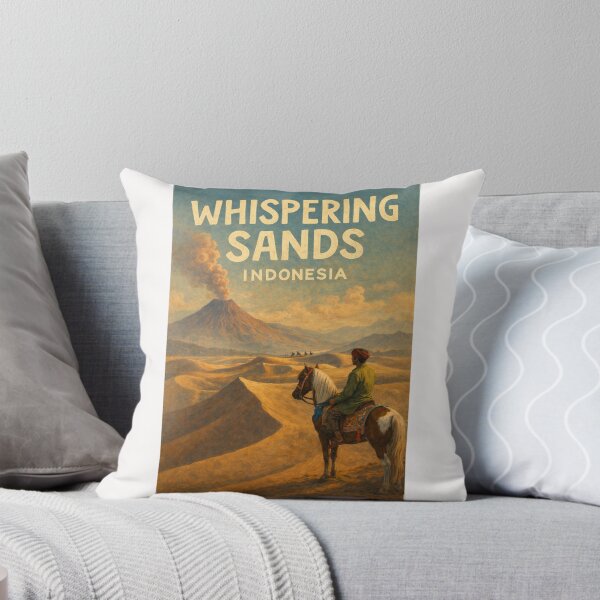 Item preview, Whispering Sands Indonesia – Horseback Riders and Volcanic Dunes near Mount Bromo in East Java designed and sold by Places On Earth.