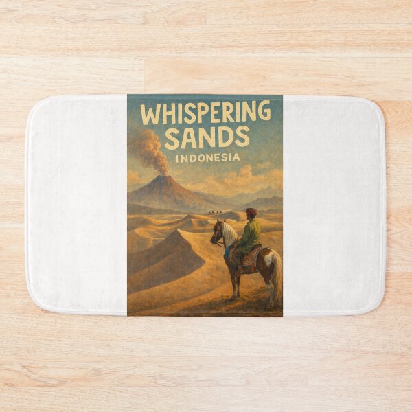 Item preview, Whispering Sands Indonesia – Horseback Riders and Volcanic Dunes near Mount Bromo in East Java designed and sold by Places On Earth.