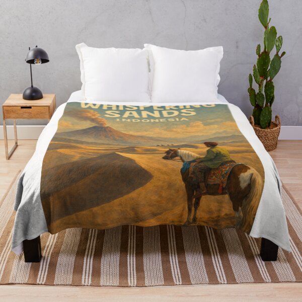 Item preview, Whispering Sands Indonesia – Horseback Riders and Volcanic Dunes near Mount Bromo in East Java designed and sold by Places On Earth.