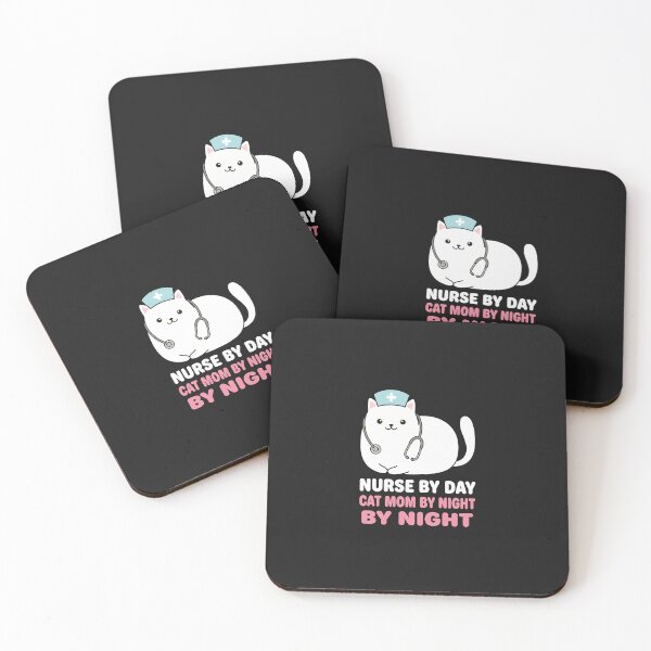 Item preview, Nurse By Day Cat Mom By Night designed and sold by AdyKurniawan.
