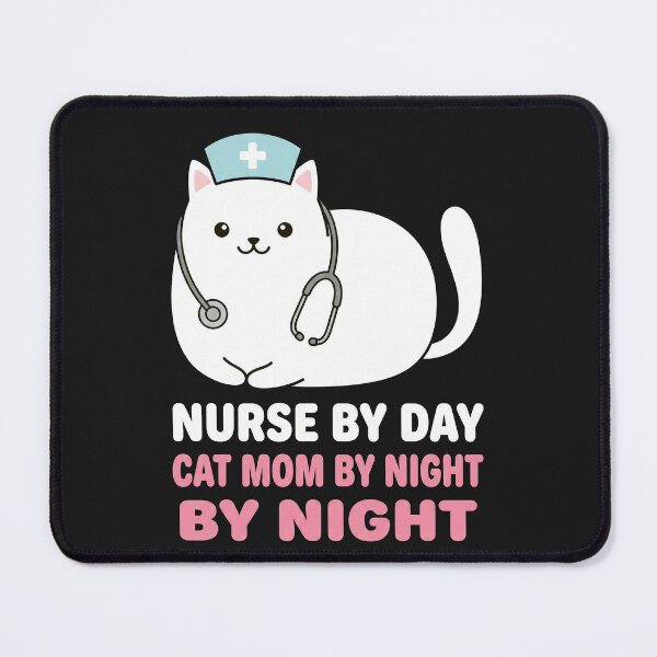 Item preview, Nurse By Day Cat Mom By Night designed and sold by AdyKurniawan.